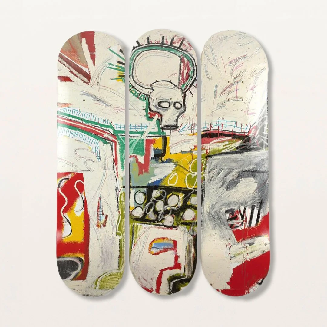 Jean-Michel Basquiat Robot Skateboard - The Skateroom — Ze Art Gallery